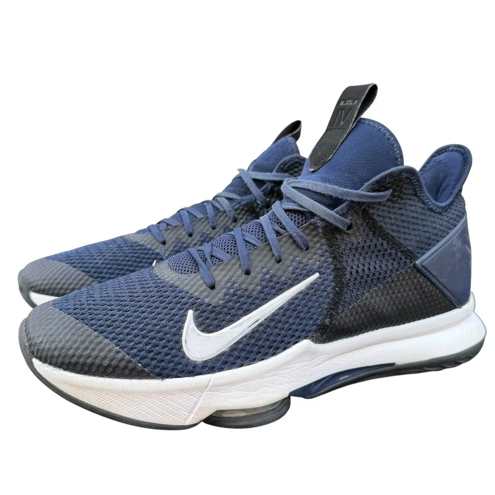 Nike LeBron Witness IV 4 Navy Blue White CV4004-401 Men's Size 11.5 Basketball